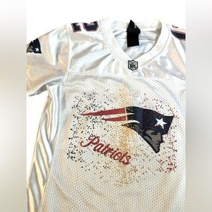 Womens Reebok NFL New England Patriots Tom Brady 12 Jersey Small‎